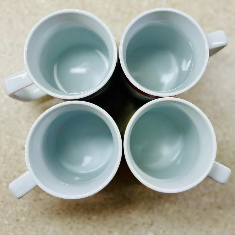 Cake Boss Serveware 4-Piece Porcelain Mug Set, "Mini Cakes" Pattern - Picture 4 of 4